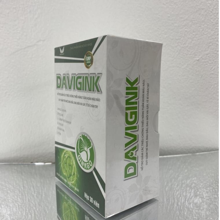 DAVIGINK HỘP 30 VIÊN CẢI THIỆN THIỂU NĂNG TUẦN HOÀN NÃO
