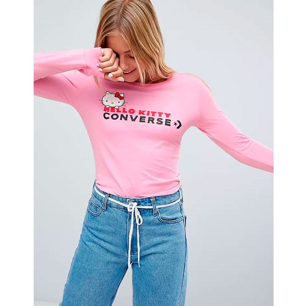 Áo Converse x Hello Kitty Long Sleeve 10008704_694