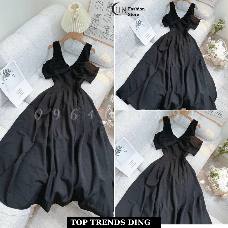 Đầm Váy Maxi Cổ V Tay Kiểu Thiết Kế Đi Tiệc Cao Cấp Tôn Dáng Cun Fashion DMX0108