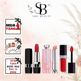 Son Dior Rouge Matte Full Size, Son dưỡng Dior 001 Pink 3.5g Hàng Chính Hãng