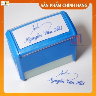 Khắc Dấu Chữ Ký Kèm Tên Tdstamp T-414