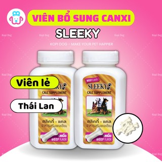 1 viên canxi cho chó Sleeky chính hãng Thái Lan