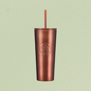 Ly Starbucks Cold Cup 16Oz Stainless Steel Copper