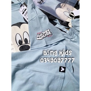 Áo Phông Nữ Mickey Xanh Trời DN