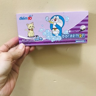Bút lông kim tím điểm 10 doraemon fl-08/do