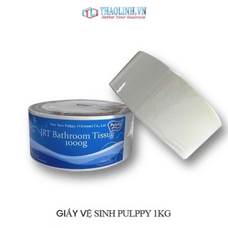 Giấy vệ sinh cuộn lớn Pulppy 1kg | Giấy vệ sinh công nghiệp Pulppy