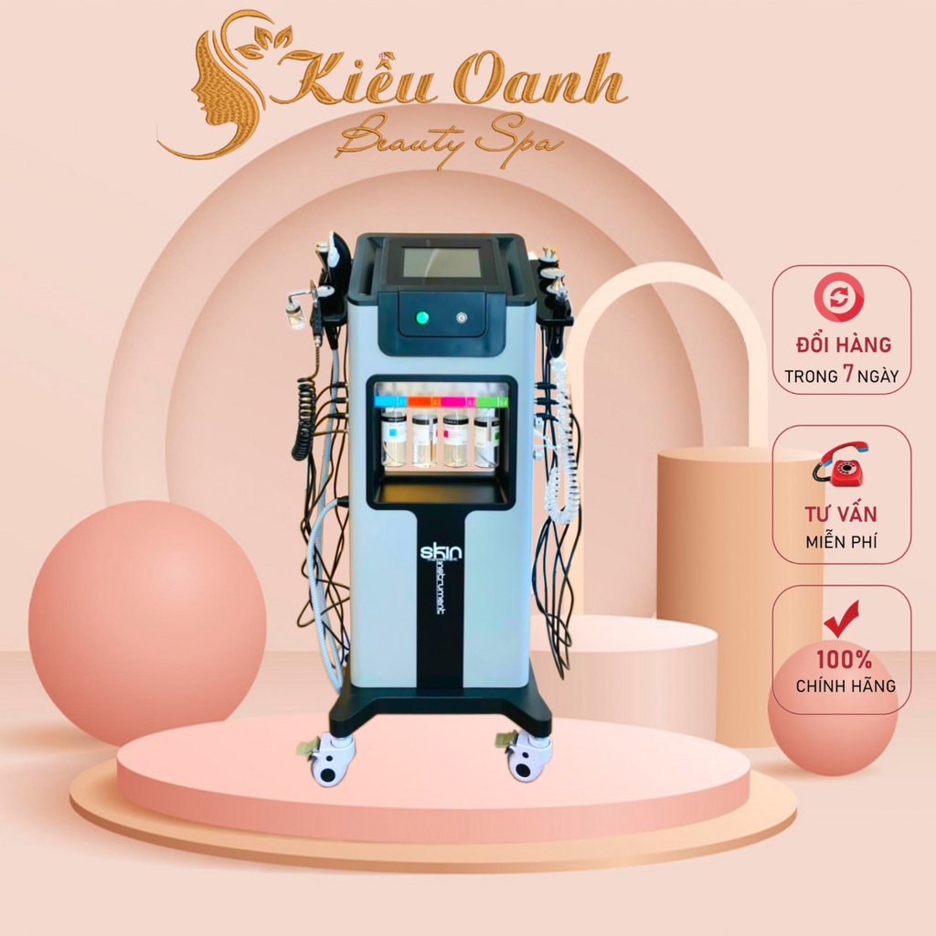Máy chăm sóc da mặt AquaSkin HK-AQ2 - 𝑴𝒂́𝒚 𝑨𝒒𝒖𝒂 𝑺𝒌𝒊𝒏 𝑫𝒊𝒂𝒎𝒐𝒏𝒅 𝑰𝒏𝒔𝒕𝒓𝒖𝒎𝒆𝒏𝒕 , chăm sóc da 10 in 1