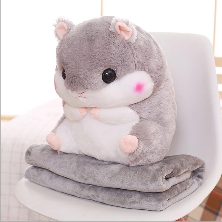 Gấu bông Chuột Hamster kèm chăn ANVIHOME