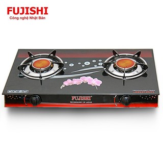 Bếp gas đôi hồng ngoại mặt kính FUJISHI FM-68HN - Tiết kiệm gas - Bảo hành chính hãng 1 năm