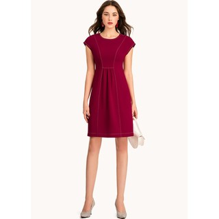 MARC FASHION Đầm sát nách nút bọc vai GH12641919