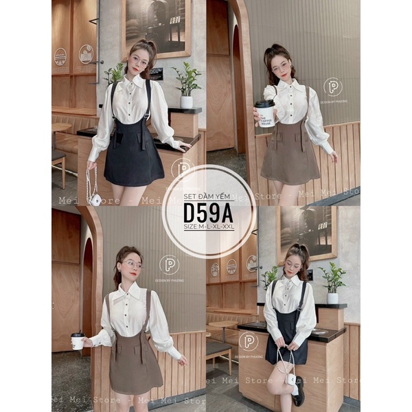 Set đầm yếm D59A