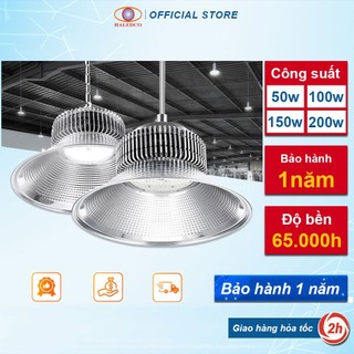 Đèn led chiếu sáng nhà xưởng, đèn highbay 50w, 100w, 150w, 200w haledco bảo hành 12 tháng - hlhbs7