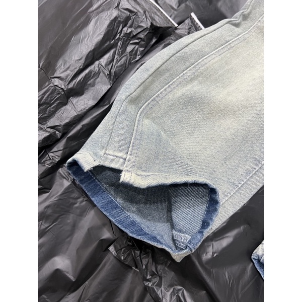 Quần Jean nam streetwear tôn dáng "Vintage" unk23 màu xanh nhạt