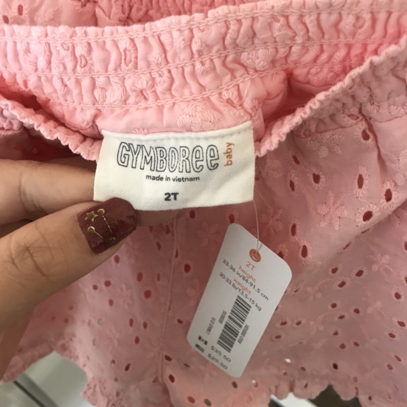 Quần bé gái xuất dư chuẩn vải thô thêu 2 lớp rất mềm và mát cho bé