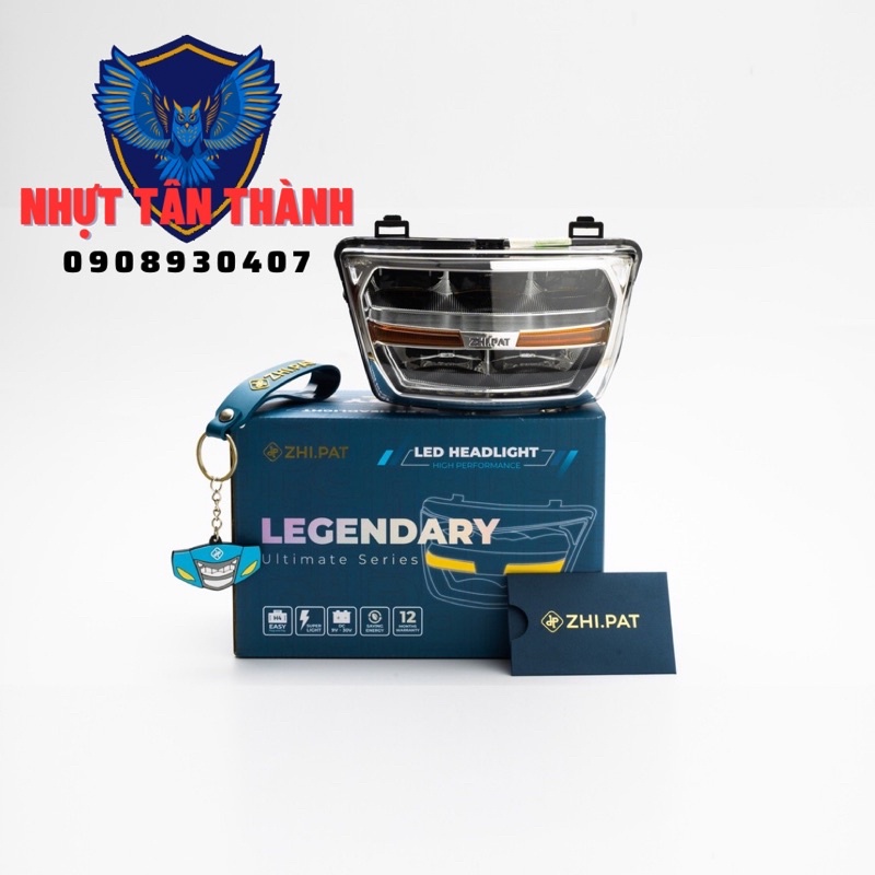 Choá đèn Led 2 tầng ZHI.PAT chính hãng - Đèn LED 2 tầng Wave thái-wave 100,110,110S phiên bản LEGENDARY Ultimate 2023