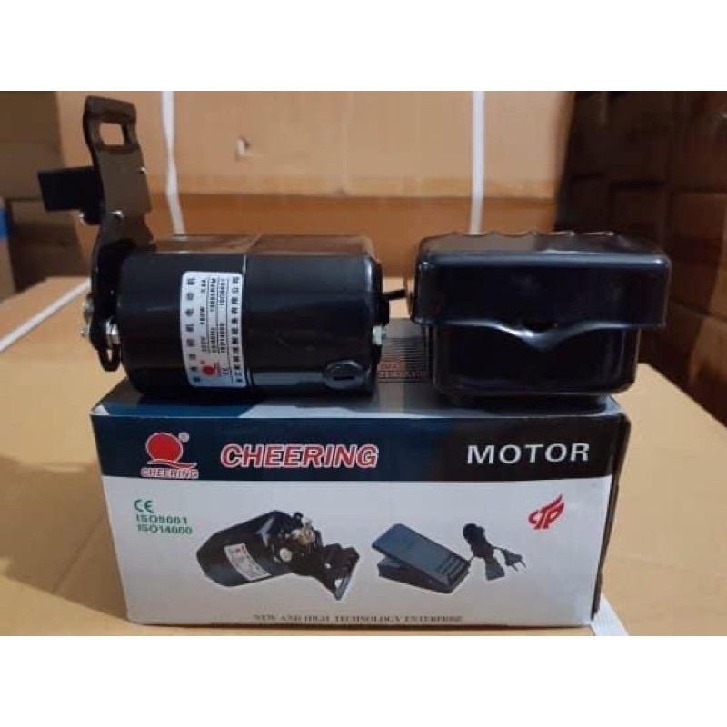 Motor máy may gia đình 180w motor kèm theo chán ga và dây curoa