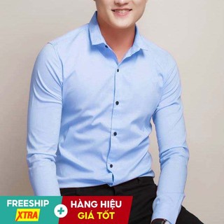 Áo sơ mi nam vải lụa cao cấp chống nhăn