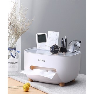 Hộp để giấy ăn, hộp đựng đồ đa năng ecoco e2009