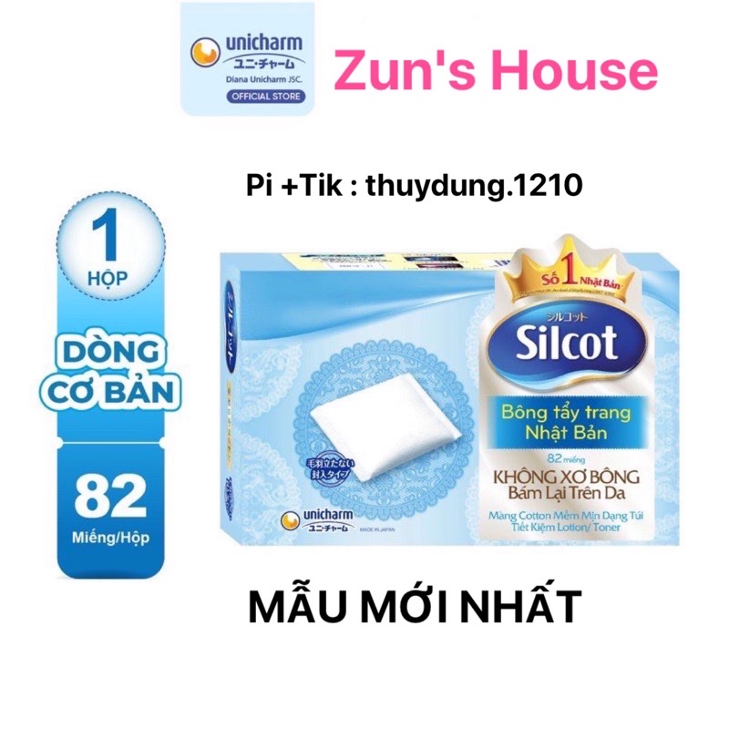 Bông tẩy trang Silcot 82m