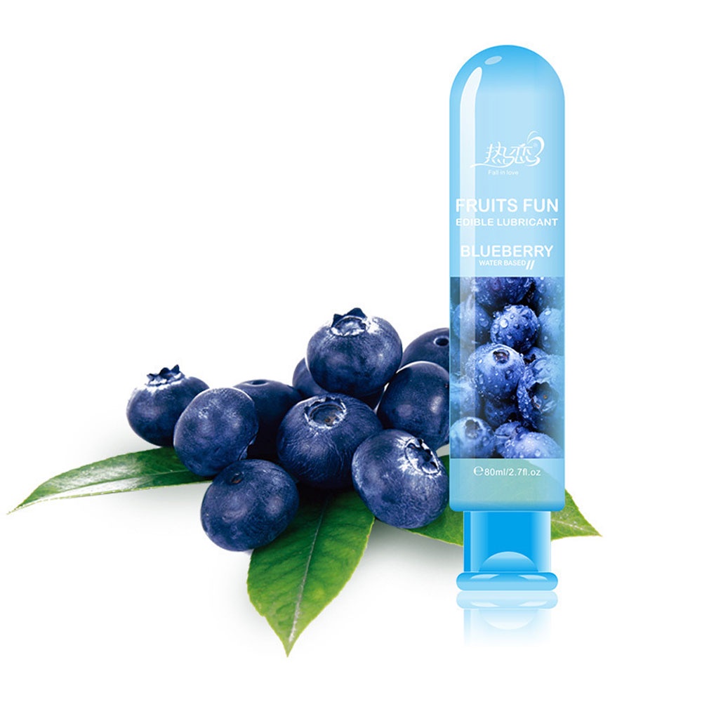 Gel bôi trơn Fruits Fun Blueberry chai 80ml chiết xuất từ thiên nhiên nội địa Trung giá rẻ tiết kiệm
