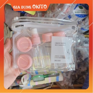 Bộ chiết mỹ phẩm 7 chi tiết mini Hàn Quốc
