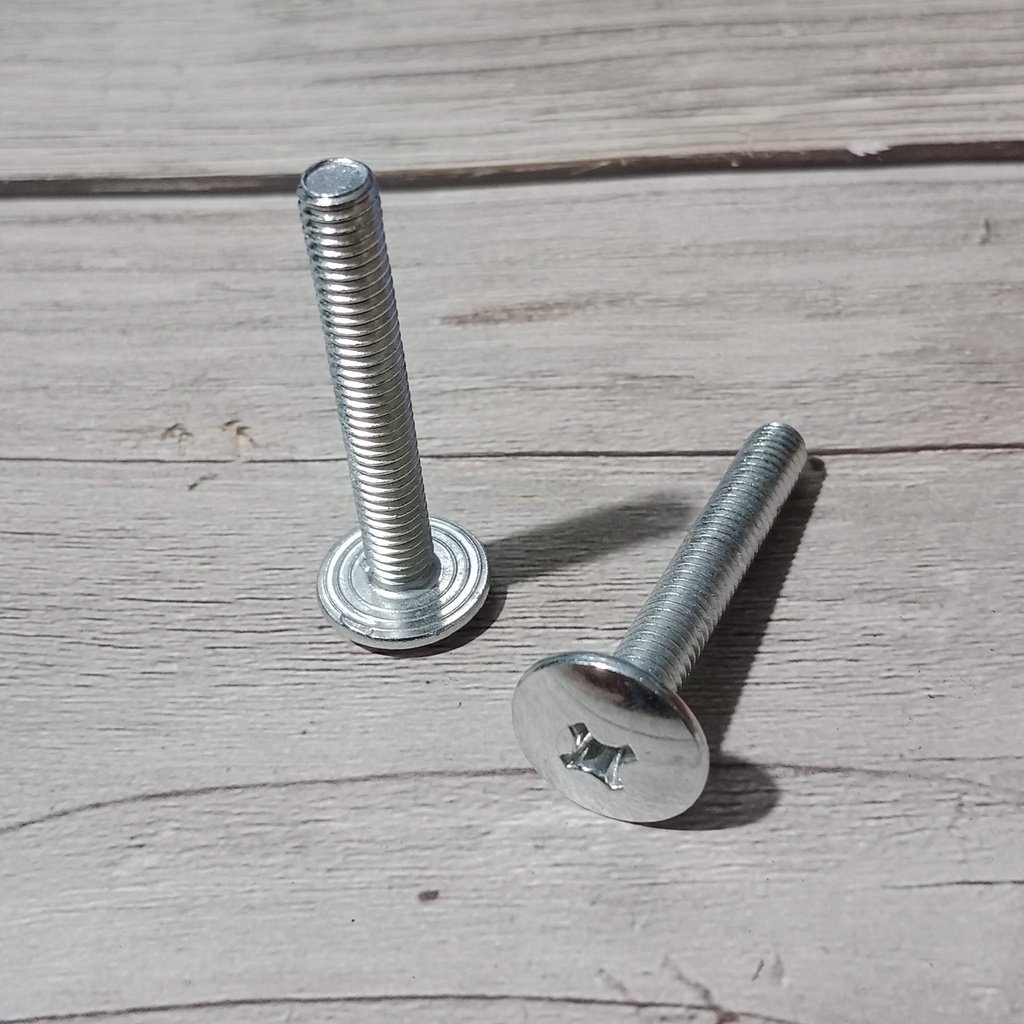 2 con ốc dù 6 li dài 40mm gắn dàn áo xe máy