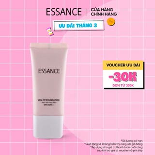 Kem nền bền màu che khuyết điểm toàn diện Essance Veil Fit Foundation SPF25 PA++ 30ml