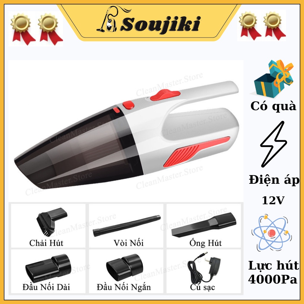Máy hút bụi mini cầm tay cao cấp Clean master - Máy hút bụi mini sạc pin nhỏ gọn