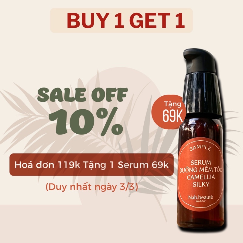 Serum Mềm Mượt Tóc, Giảm Rụng Tóc