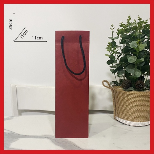 01 TÚI GIẤY KRAFT DÀI  11 X 35 X 11 CM