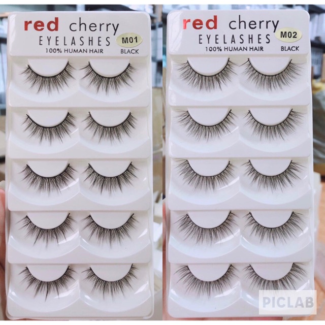 Mi giả 3D lông chồn Red Cherry Eyelashes đủ số hot