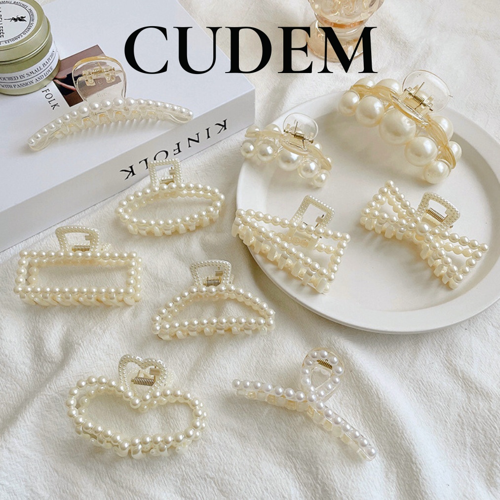 Kẹp tóc nữ đính hạt ngọc phong cách Hàn Quốc thời trang K13