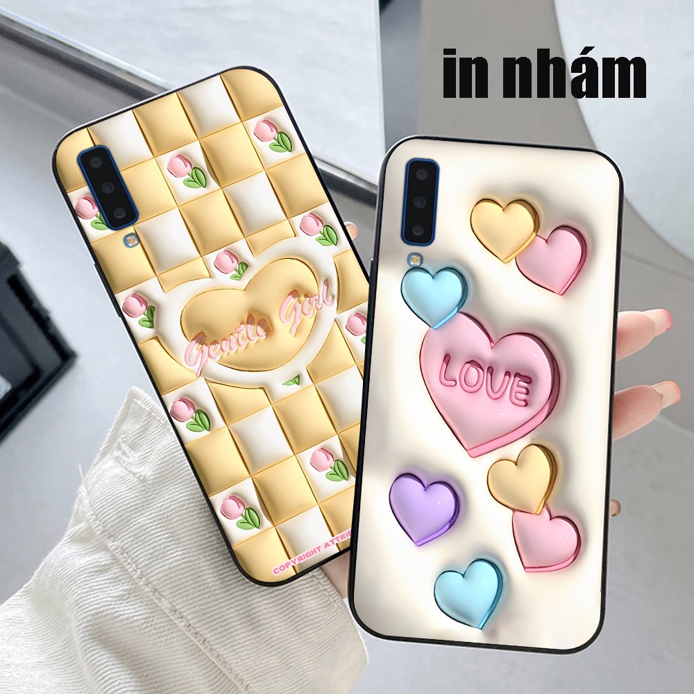 Ốp lưng Samsung a7 2018 / ss a9 2018 in hình hoa quả ngộ nhĩnh hót nhất 2023