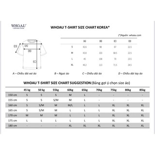 Set áo thun Whoau Basic Chính hãng
