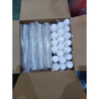 Lốc 100 Hộp nhựa 2oz nắp rời đựng nước chấm