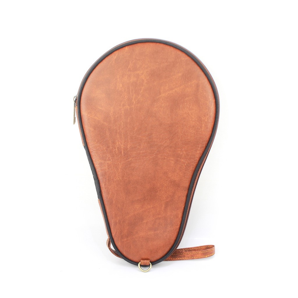 Bao Da đựng vợt bóng bàn Cao cấp + Tặng 01 Bao đựng bóng bàn Da cao cấp