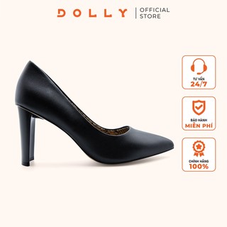 Giày cao gót dolly cao 7 phân mã 1405 black