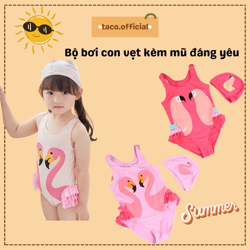 Bộ bơi con vẹt đáng yêu