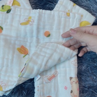 🔆🌈🌿 Set 5 khăn xô rửa mặt 6 lớp 🌿🌈🔆
