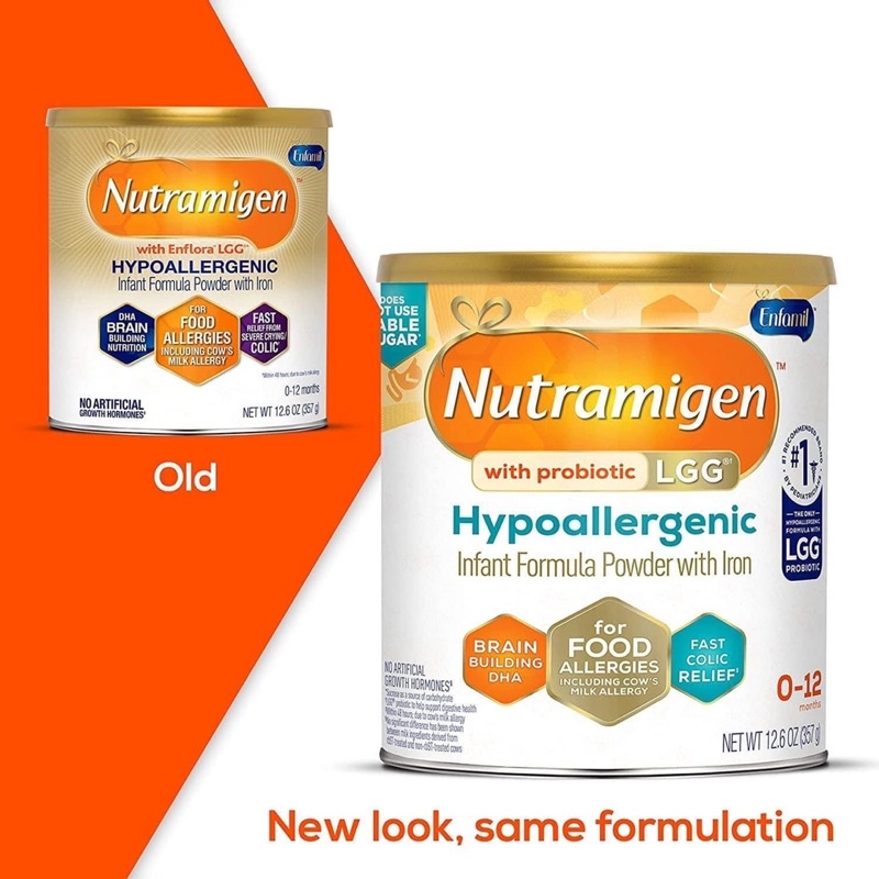 Sữa Nutramigen Mỹ hộp 357g chính hãng ✈️👶🏻 Cho bé dị ứng đạm bò