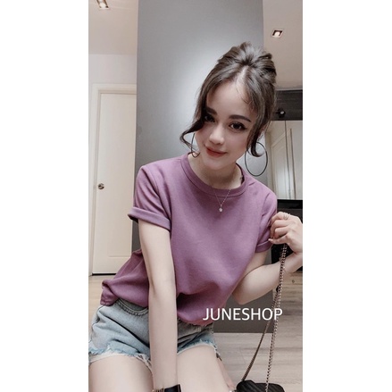 BẢNG 10 MÀU. ÁO PULL TÍM CỔ TRÒN - HÀNG TQXK - ÁO PULL CỔ TRÒN 5 MÀU (VIDEO VÀ ẢNH THẬT SHOP CHỤP)