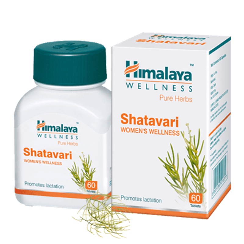 Thanh Lý Điều hòa nội tiết tố giảm mụn đẹp da Shatavari Himalaya 60v Ấn Độ