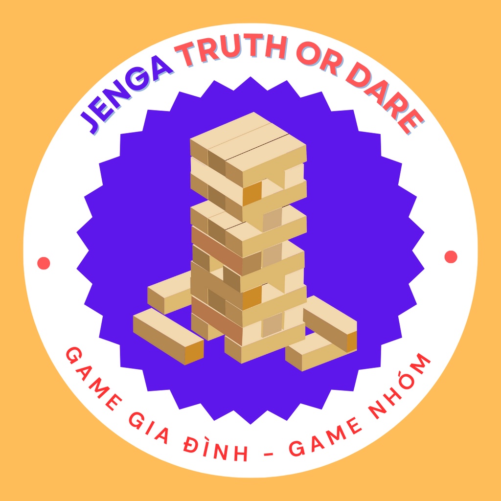 JENGA TRUTH OR DARE - Rút gỗ phiên bản Thách hay Thật cực vui