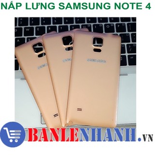 Nấp lưng samsung note 4 màu vàng