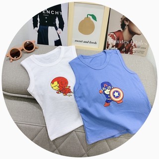 Combo 5 áo sát nách hình siêu nhân cho bé