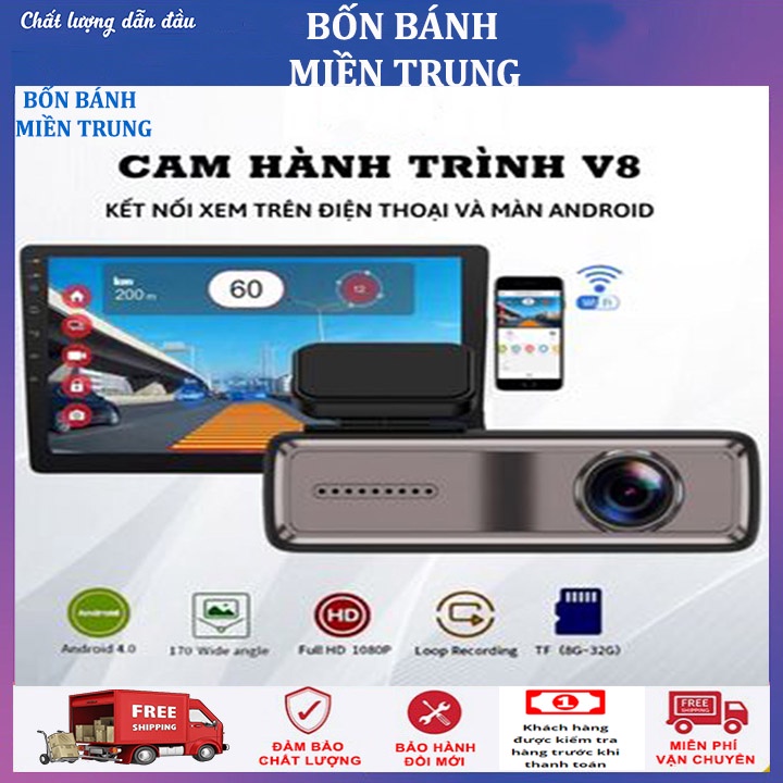 Camera Hành Trình Ô Tô Oled V8, Quay Full HD 1080, Bảo Hành 12 Tháng