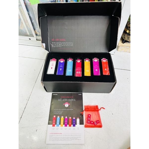 Board Game Đỗ Xăm , Đỗ Trạng, Đỗ xăm hường đầy đủ phụ kiện và sách hướng dẫn