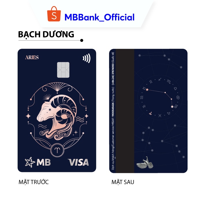  Dịch vụ phát hành thẻ MB Hi Visa Collection - CHĐ Bạch Dương