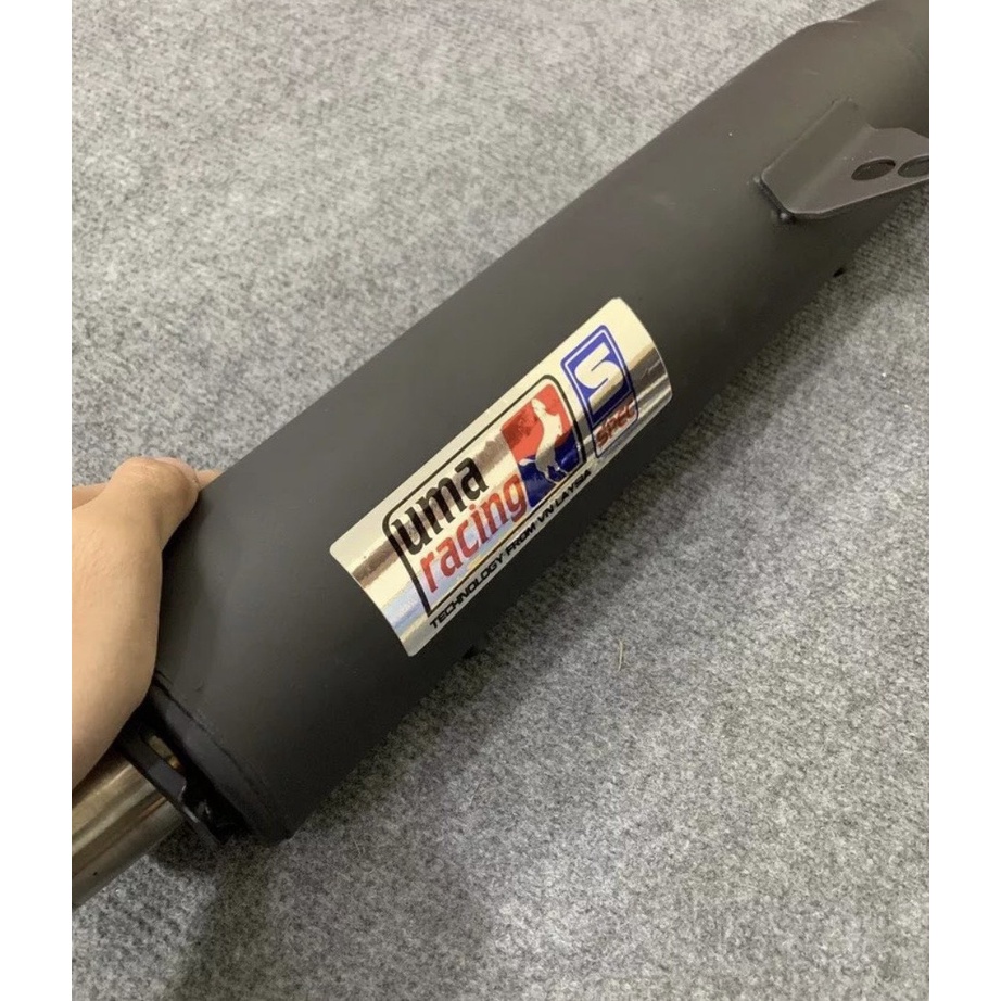 Pô Uma pô Uma Raccing full cổ gắn Wave, Dream, Wave 50cc Tiếng Siêu Hay