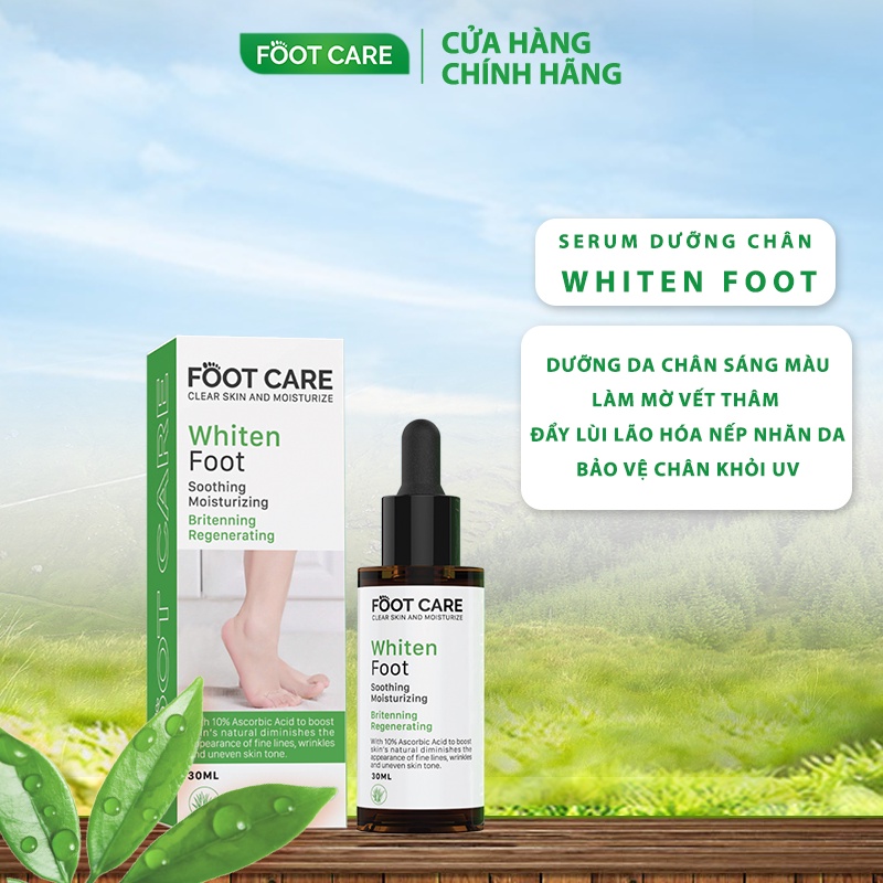 Serum Dưỡng Trắng Da Chân Whiten Foot, Kem Trắng Da Mềm Mịn